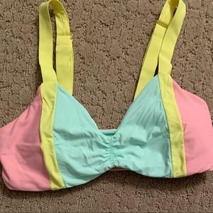 Two piece colorful bikini, never been worn!!